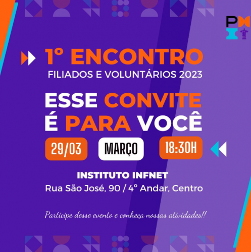 1º Encontro de Filiados e Voluntários PMI Rio 2023