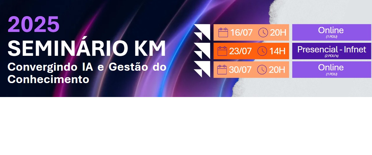 Seminário KM: Convergindo IA e Gestão do Conhecimento